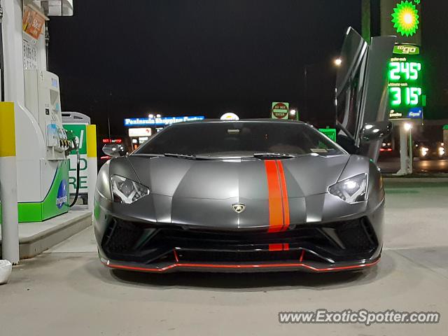 Lamborghini Aventador spotted in Hewlett, New York
