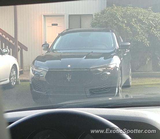 Maserati Levante spotted in Salem, Oregon