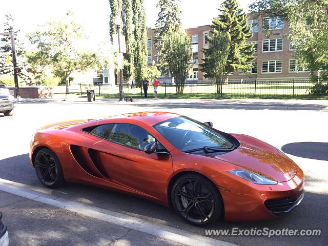 Mclaren MP4-12C spotted in Calgary, Canada