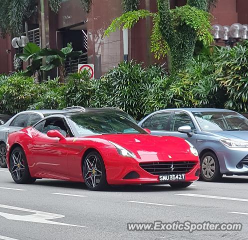 Ferrari California spotted in Singapore, Singapore