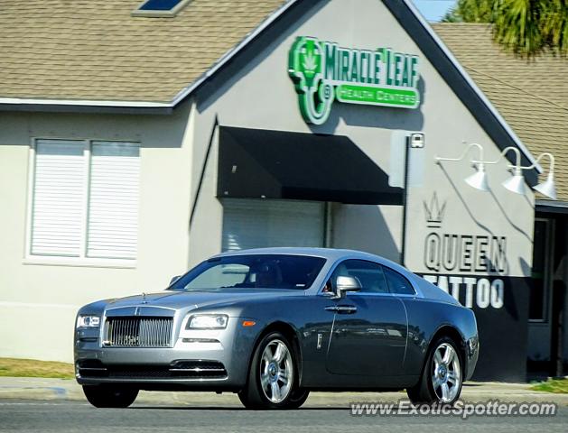 Rolls-Royce Wraith spotted in Jacksonville, Florida