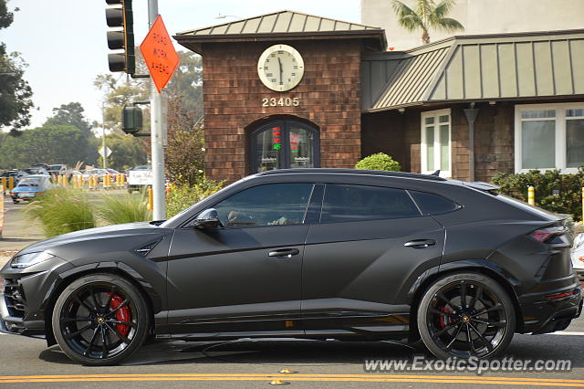 Lamborghini Urus spotted in Malibu, California