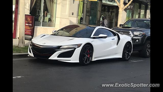Acura NSX spotted in Rancho Cucamonga, California