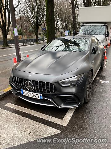 Mercedes AMG GT spotted in PARIS, France