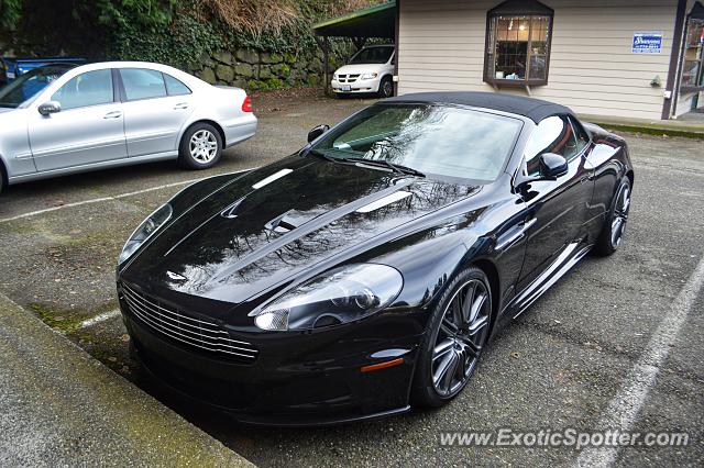 Aston Martin DBS spotted in Edmonds, Washington