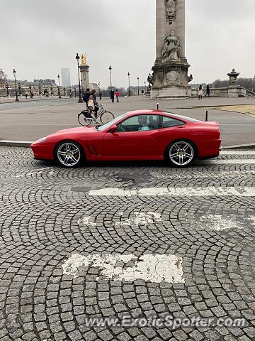 Ferrari 550 spotted in PARIS, France