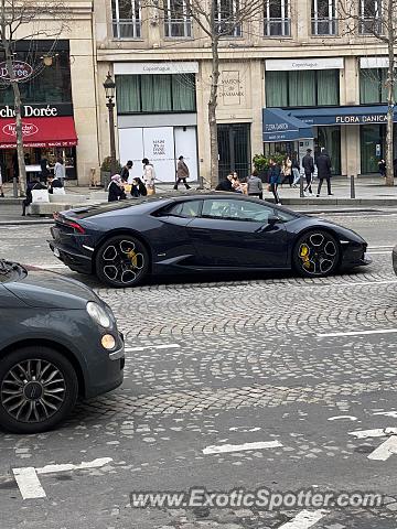 Lamborghini Huracan spotted in PARIS, France