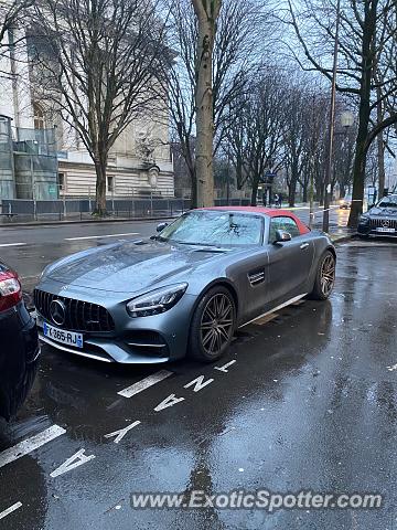Mercedes SLS AMG spotted in Paris, France