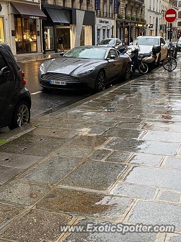 Aston Martin DB11 spotted in Paris, France