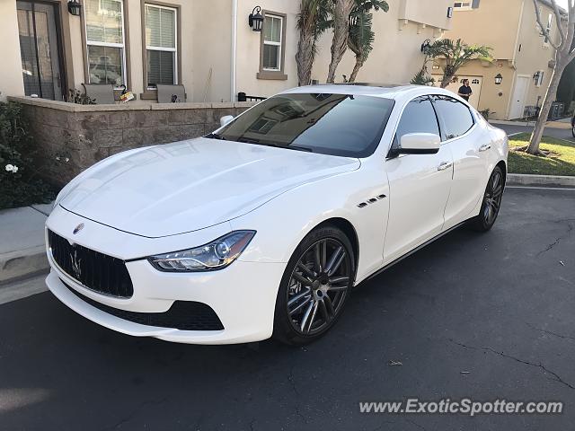 Maserati Ghibli spotted in Fontana, California