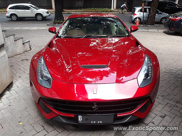 Ferrari F12 spotted in Jakarta, Indonesia