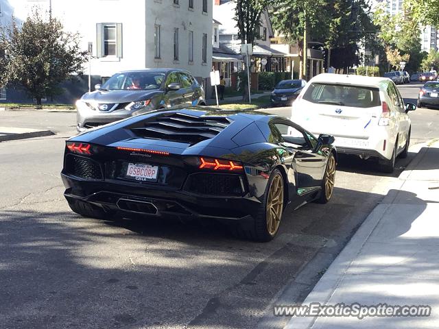 Lamborghini Aventador spotted in Calgary, Canada