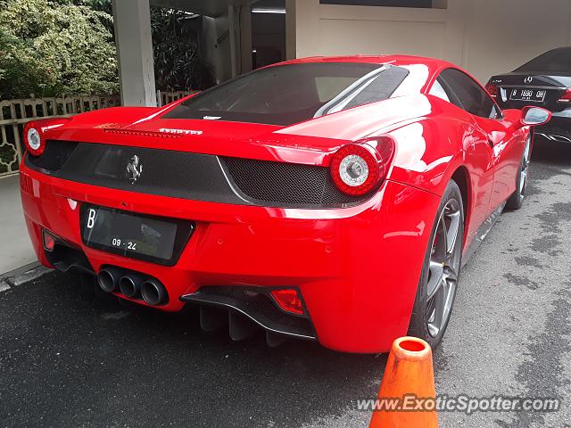 Ferrari 458 Italia spotted in Jakarta, Indonesia