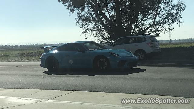 Porsche 911 GT3 spotted in Fontana, California