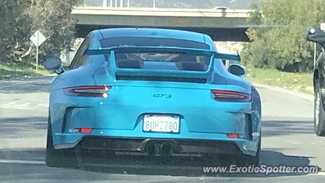 Porsche 911 GT3 spotted in Fontana, California