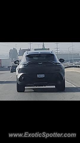 Aston Martin DBX spotted in Los Angeles, California