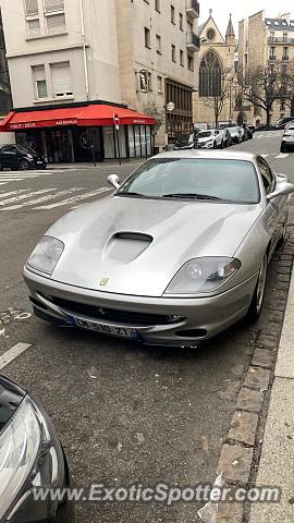 Ferrari 550 spotted in PARIS, France
