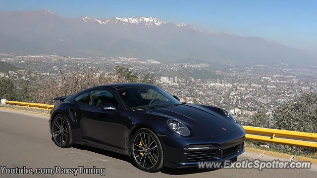Porsche 911 Turbo spotted in Santiago, Chile