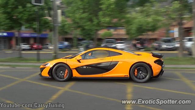 Mclaren P1 spotted in Santiago, Chile