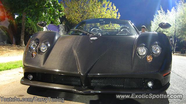 Pagani Zonda spotted in Santiago, Chile