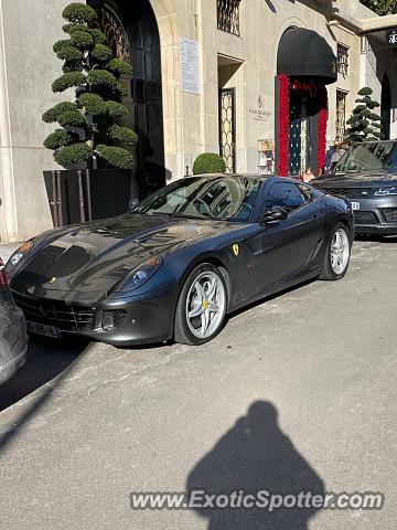Ferrari 599GTB spotted in PARIS, France