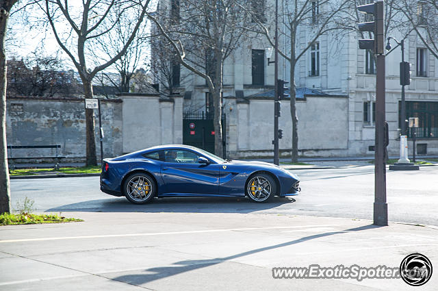 Ferrari F12 spotted in Paris, France