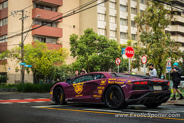 Lamborghini Aventador spotted in Curitiba, PR, Brazil