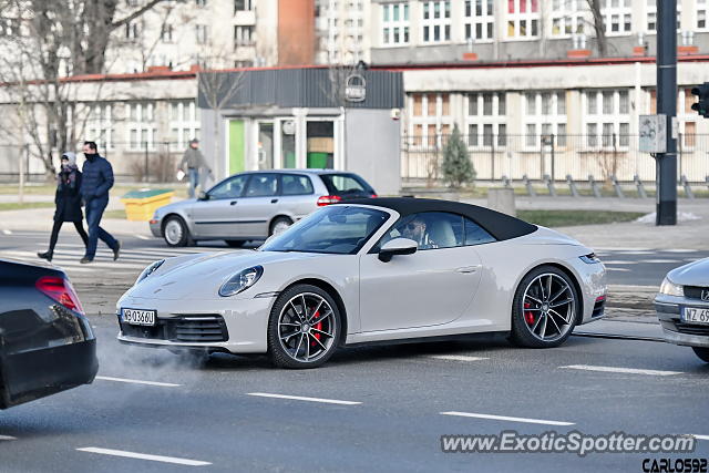 Porsche 911 spotted in Warsaw, Poland