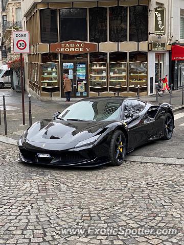 Ferrari F8 Tributo spotted in PARIS, France