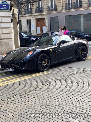 Ferrari 599GTB spotted in PARIS, France