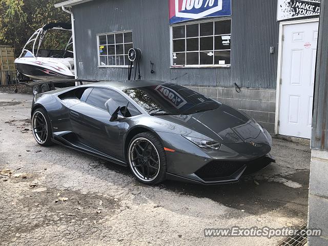 Lamborghini Huracan spotted in Fairmont, West Virginia