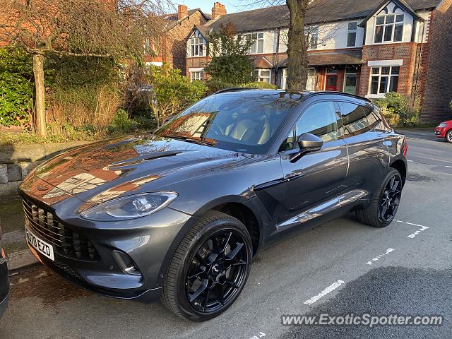 Aston Martin DBX spotted in Hale, Altrincham, United Kingdom