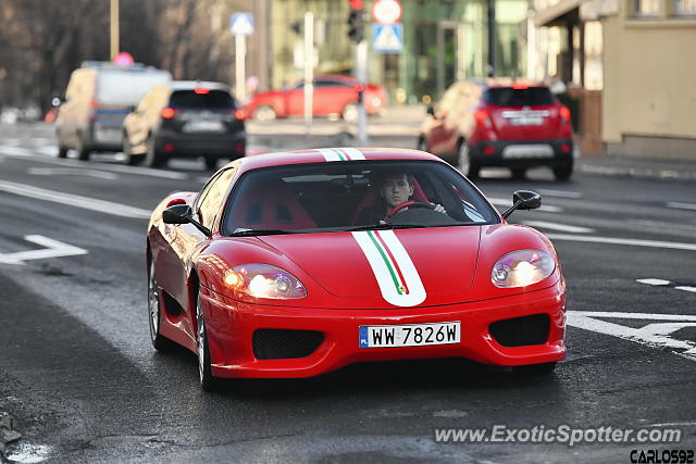 Ferrari 360 Modena spotted in Warsaw, Poland