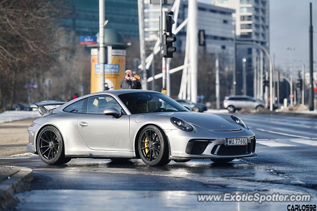 Porsche 911 GT3 spotted in Warsaw, Poland