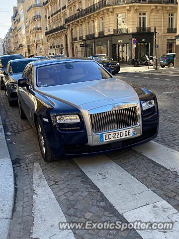 Rolls-Royce Ghost spotted in PARIS, France