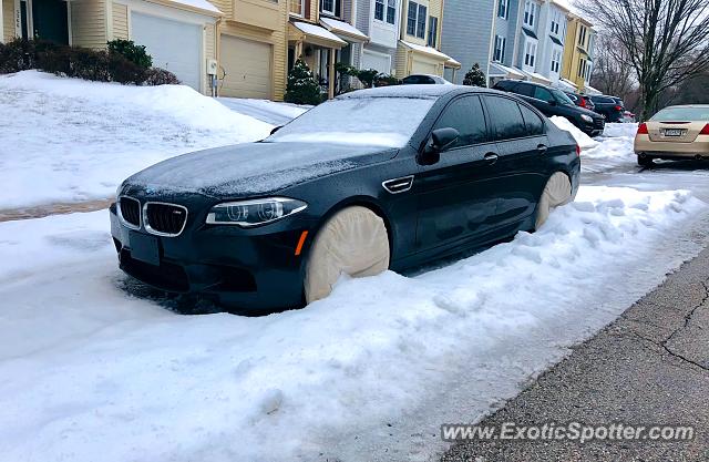 BMW M5 spotted in Ellicott City, Maryland