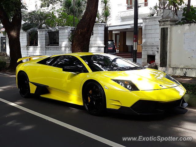 Lamborghini Murcielago spotted in Jakarta, Indonesia