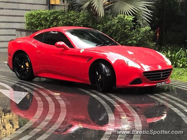 Ferrari California spotted in Singapore, Singapore