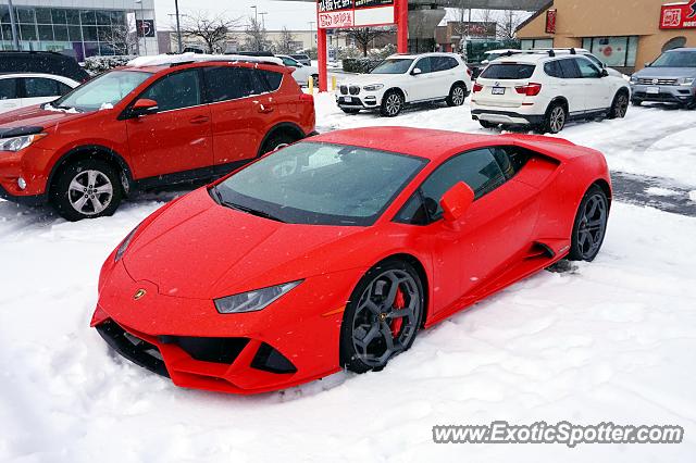 Lamborghini Huracan spotted in Vancouver, Canada