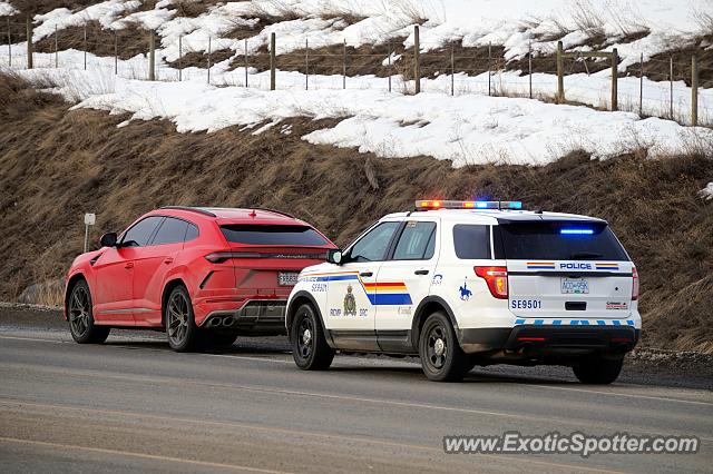 Lamborghini Urus spotted in Hwy 97C, BC, Canada