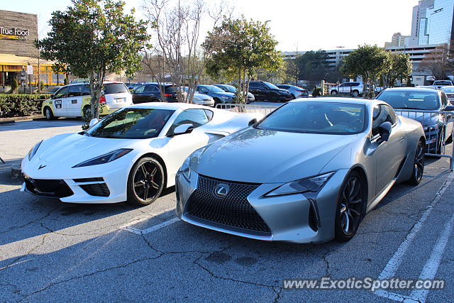 Lexus LC 500 spotted in Buckhead, Georgia