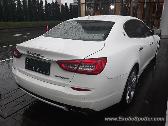 Maserati Quattroporte spotted in Serpong, Indonesia