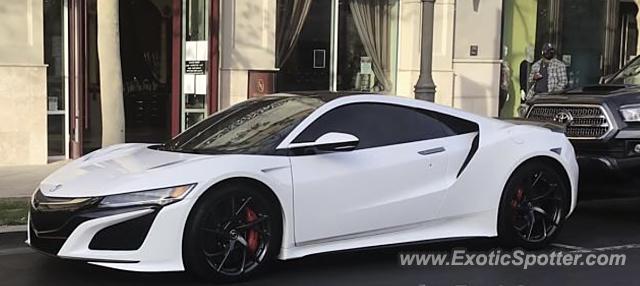 Acura NSX spotted in Rancho Cucamonga, California