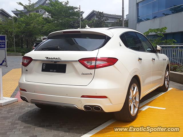 Maserati Levante spotted in Jakarta, Indonesia