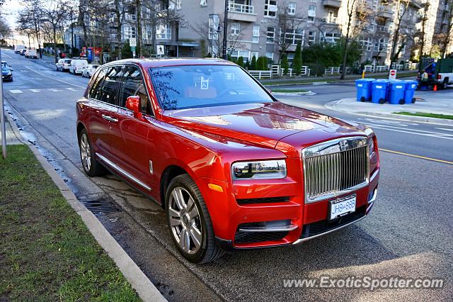 Rolls-Royce Cullinan spotted in Vancouver, Canada