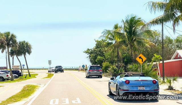 Ferrari California spotted in Sanibel, Florida