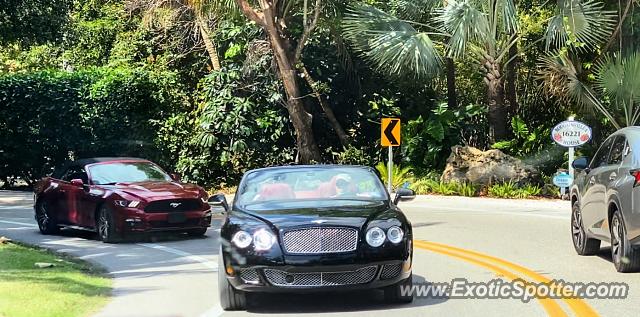 Bentley Continental spotted in Sanibel, Florida