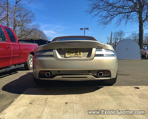 Aston Martin DB9 spotted in Scotch Plains, New Jersey