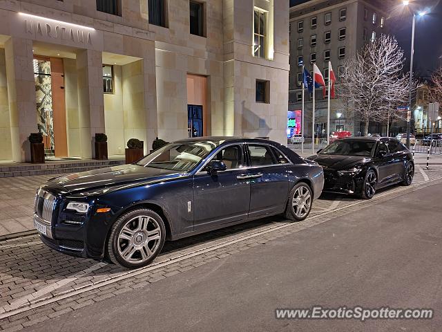 Rolls-Royce Ghost spotted in Warsaw, Poland