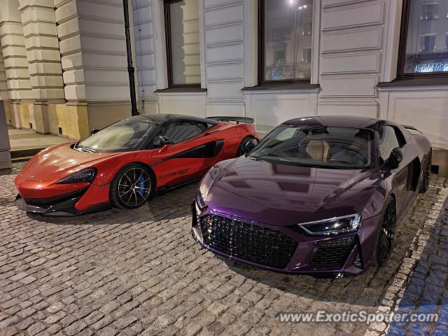 Audi R8 spotted in Warsaw, Poland
